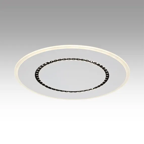 7663/44L MITRA LED SN 60 Светильник пластик/белый LED 44Вт 3000-4000-6000K D600 IP20 пульт ДУ COSMO