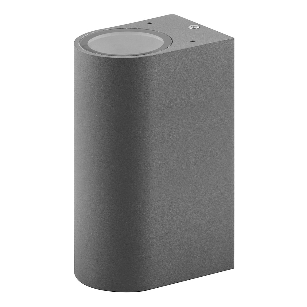 Уличный настенный светильник FERON DH015 2*GU10 серый