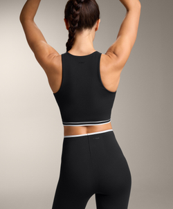 Oysho Топ Compressive, черный