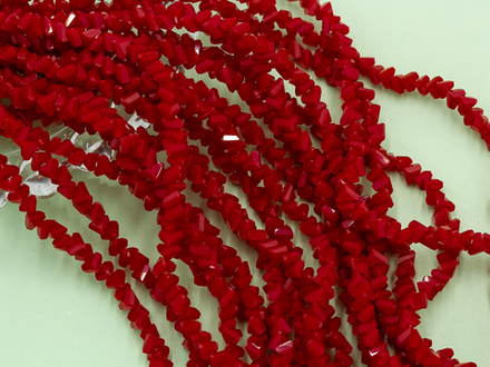 Нить бусин для украшений 4мм (ювелирное стекло)