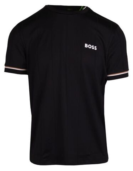 Теннисная футболка BOSS Regular TOC DN - Black