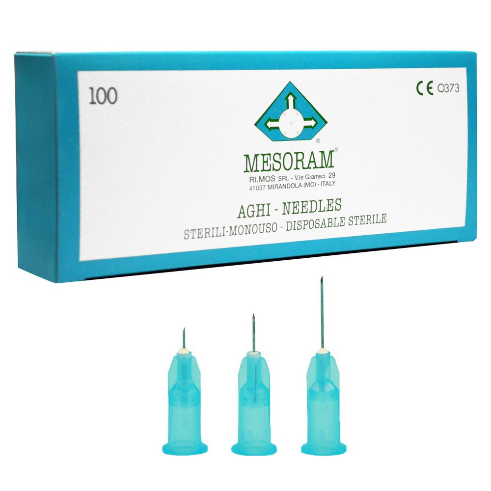 Игла для мезотерапии Mesoram AGO luer 30G 0,3х4 мм 100 шт