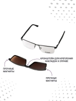 Оправа для очков с магнитными накладками 4в1