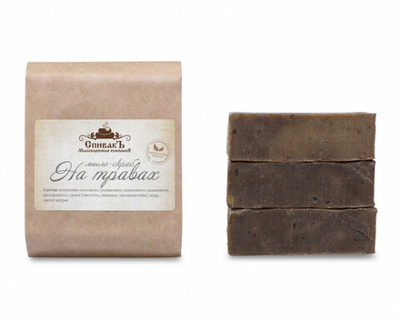 Мыло-скраб на травах, 100 г (2,15 б)