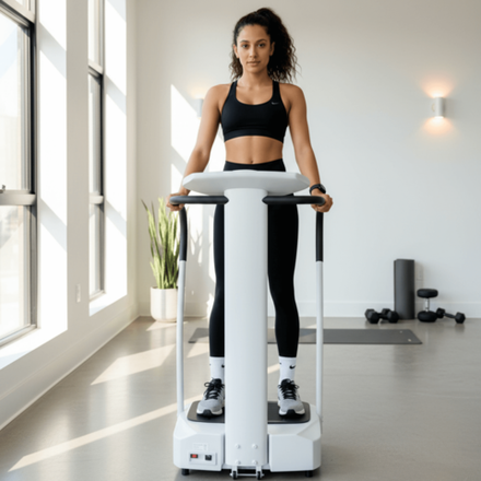 Виброплатформа UNIX Fit вертикальная / Improve 2 in 1 Silver