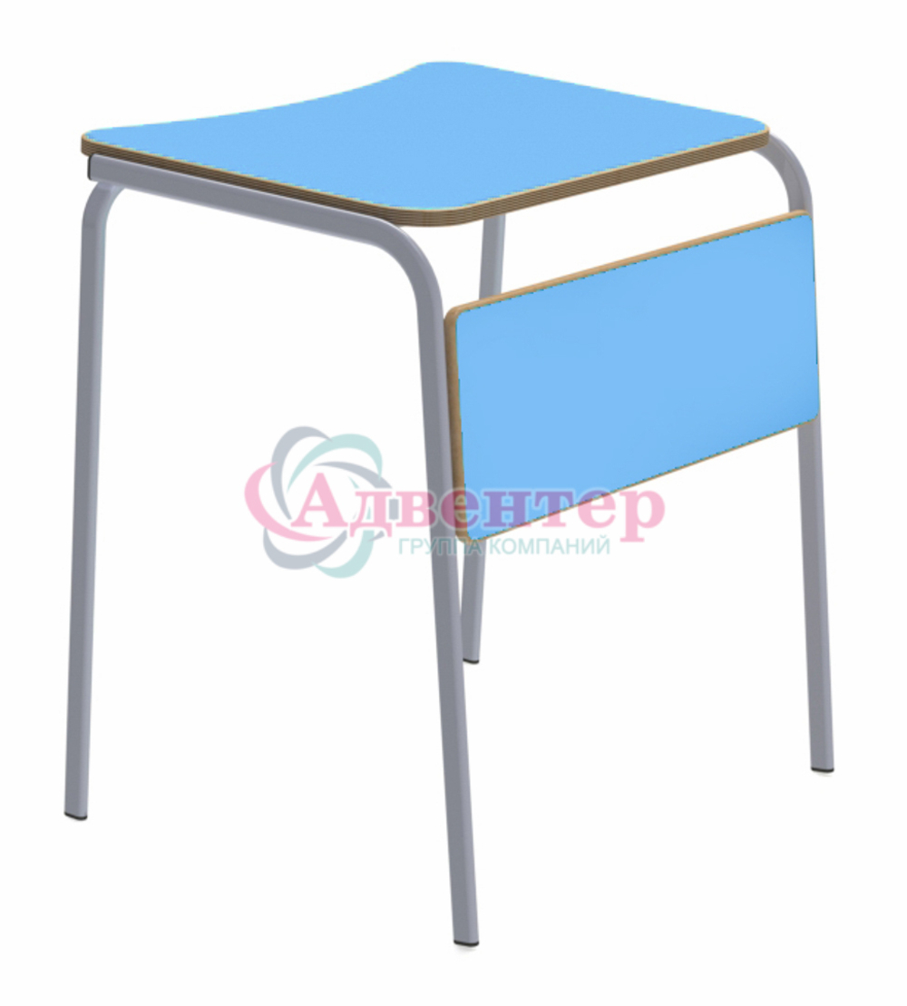 Парта одноместная Step стопируемая с экраном