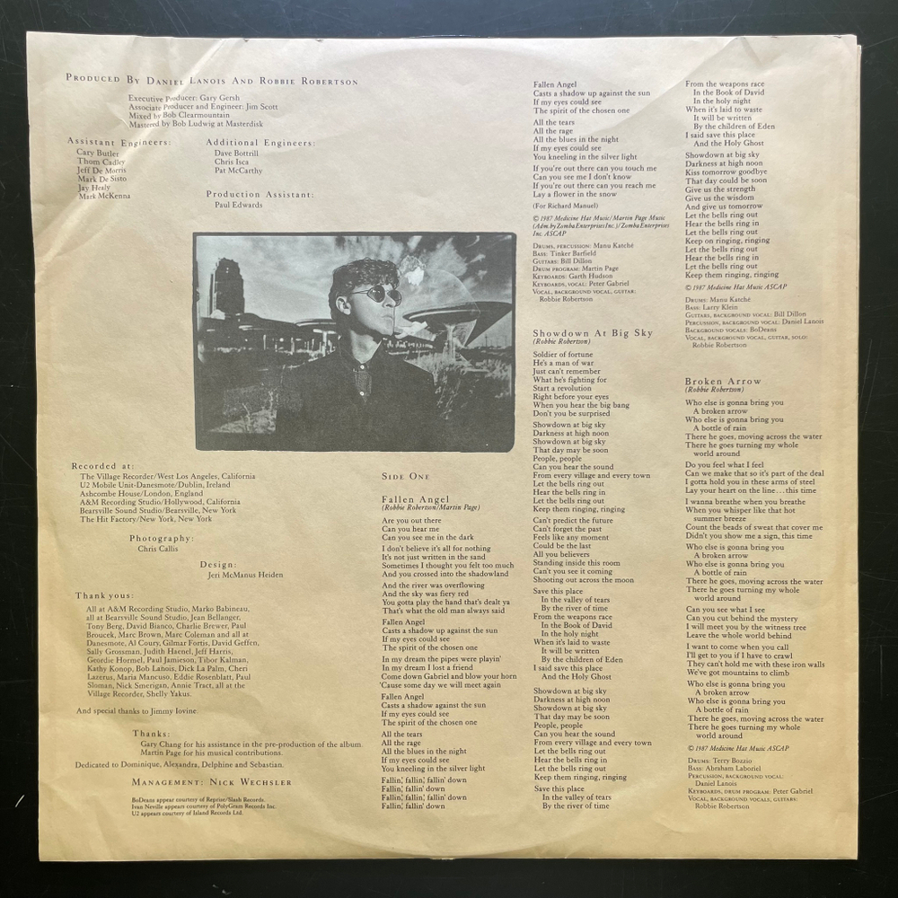 Robbie Robertson ‎– Robbie Robertson (США 1987г.)