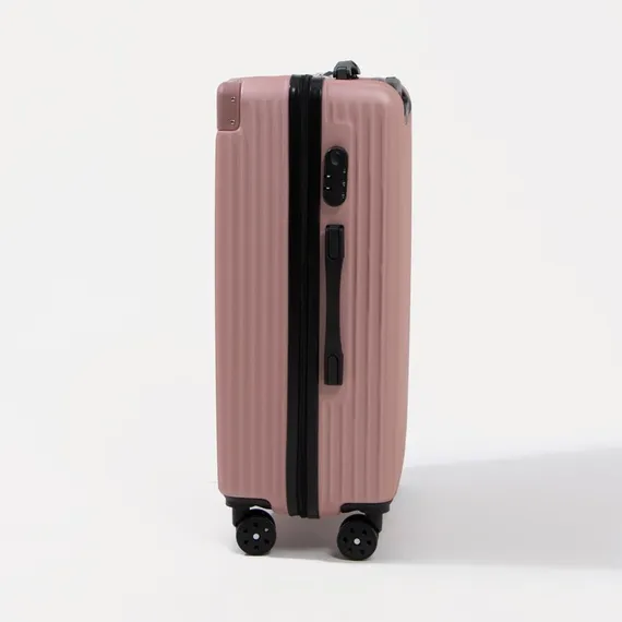 Чемодан большой 26&quot;, кодовый замок, цвет розовый