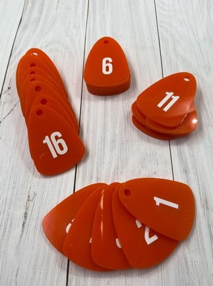 Номерки для ключей 40х56 (Комплект)