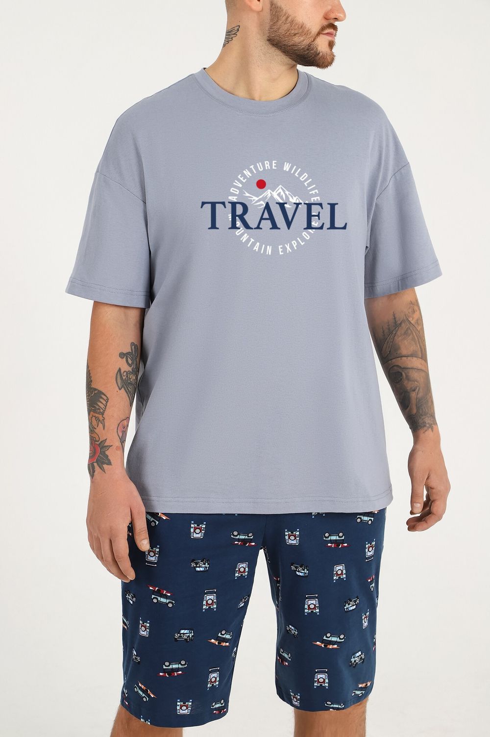 Костюм мужской Тревел-3 Виотекс СЕРЫЙ