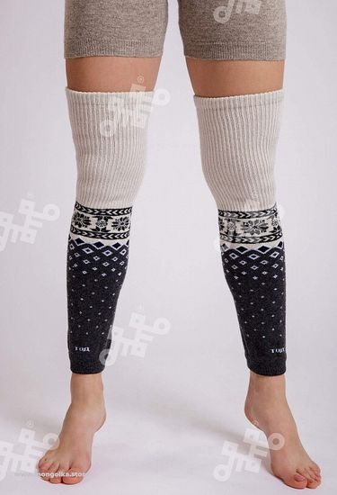 Гетры из монгольской шерсти