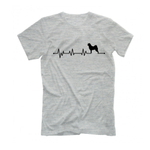 Футболка "Акита - сердечный ритм"