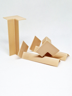 Внутренний угол для плинтуса с прямым профилем 100*13мм - 4 шт.