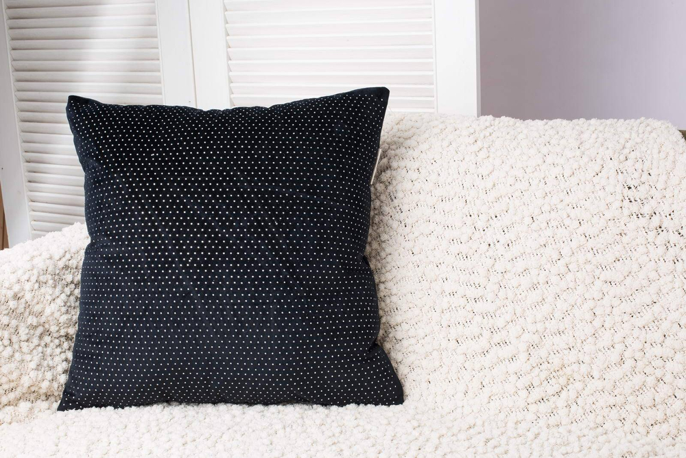 Наволочка 45х45 Sofi De MarkO Мулен Руж черная