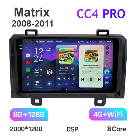 Teyes CC4 Pro 9" для Toyota Matrix 2008-2011