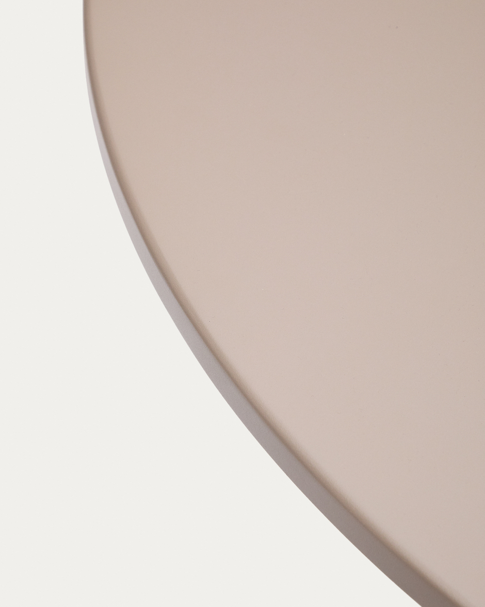 Круглый уличный стол Sedalis из стали со столешницей из серо-коричневого алюминия Ø120 см