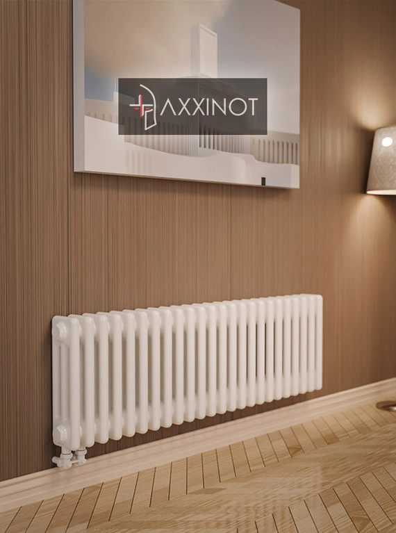 Axxinot Sentir 3037 - трехтрубный трубчатый радиатор высотой 370 мм, нижнее подключение