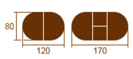 Стол Агат (дуб/тон 402)