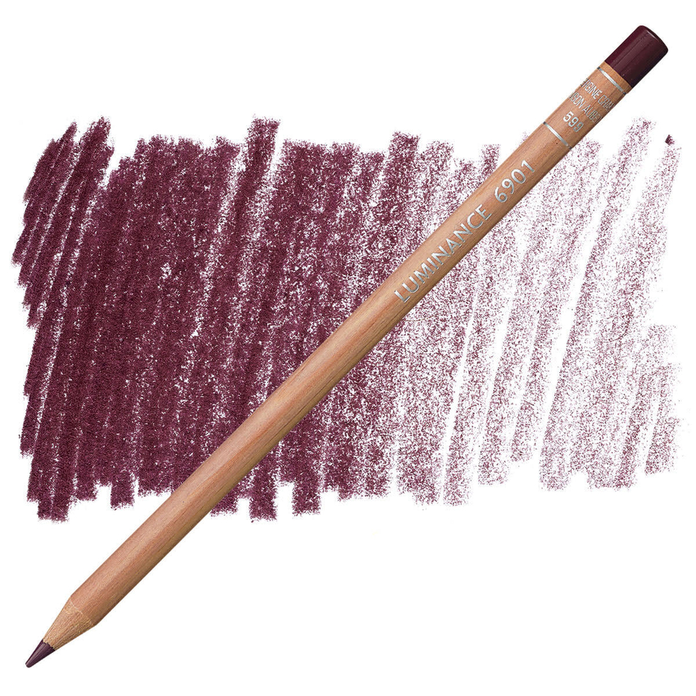 Caran d'Ache Luminance 6901. 599 Crimson Aubergine