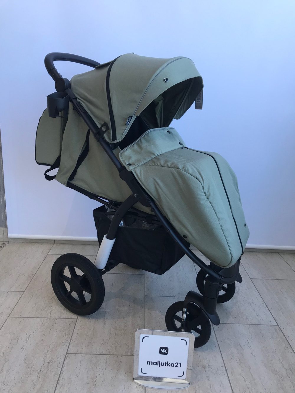 Коляска детская прогулочная арт.BG 114-5 MODEL CROSS AIR цвет Стальной