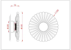Настенный светильник Arte Lamp CHERISH