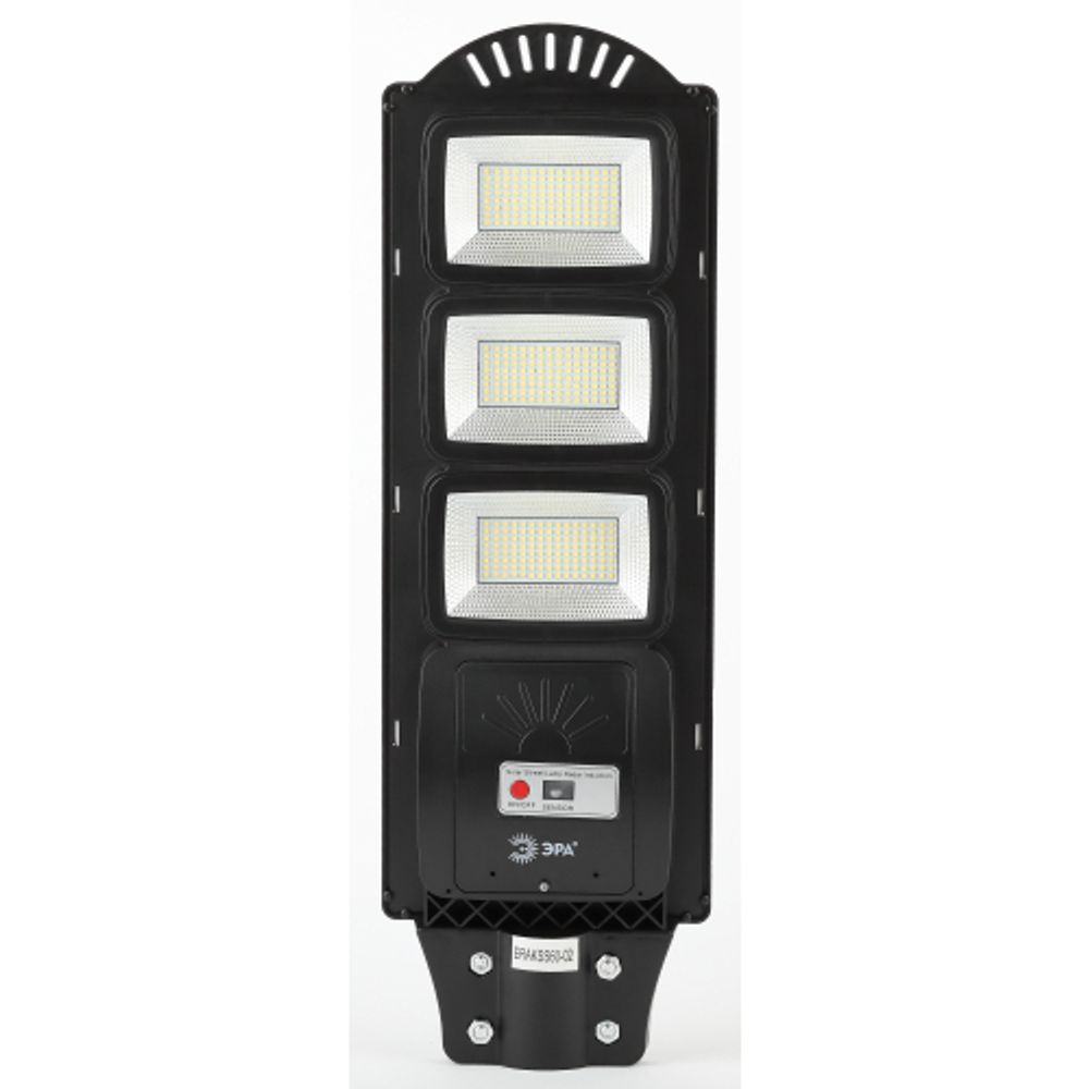 ЭРА Консольный светильник на солн. бат.,SMD, с кронштейном,60W,с датч. движ.,ПДУ,1000lm, 5000К, IP65