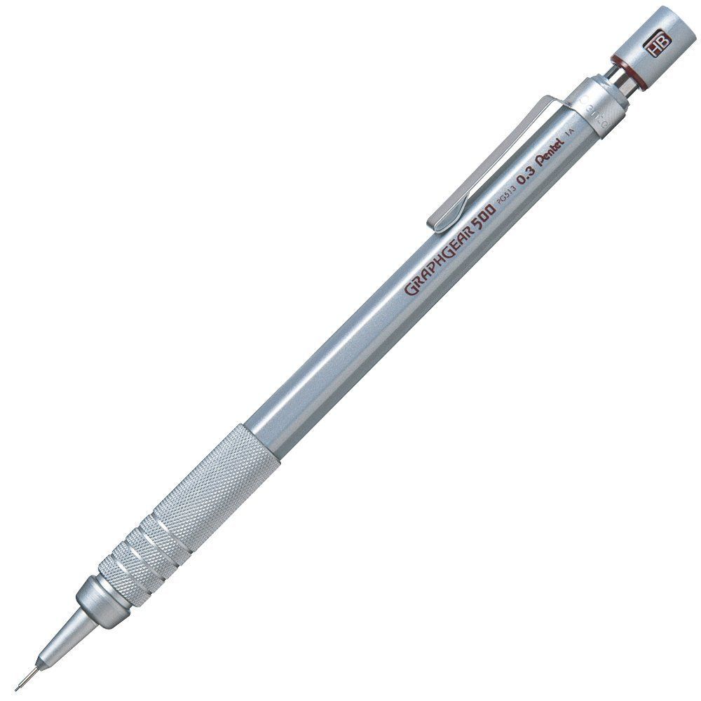 Pentel GraphGear 500 PG513 0,3 мм - купить механический карандаш с доставкой по Москве, СПб и РФ