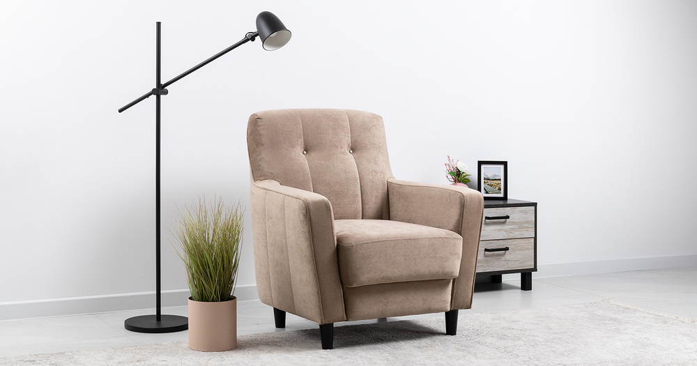 Арно Кресло для отдыха (Арт. ТК 565 Лаки 04 (песочный))