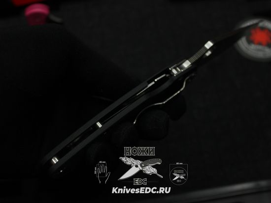 Складной нож Spyderco Paramilitary 2 81GS2 сиррейтор, c клинком из стали CPM-S45VN, рукоять G10