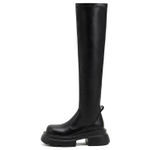 AGSDON Over the knee Boots 6cm Women"s Black
