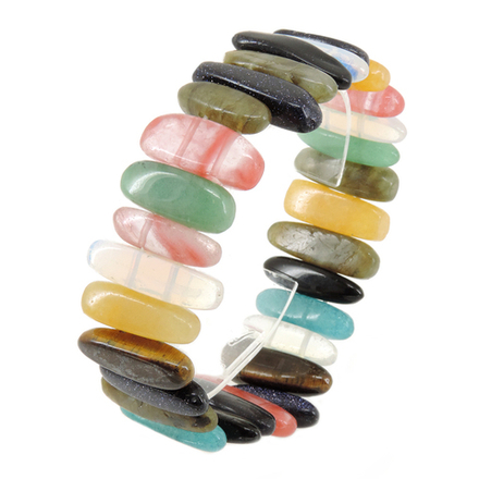 Браслет "7 чакр" самоцветы