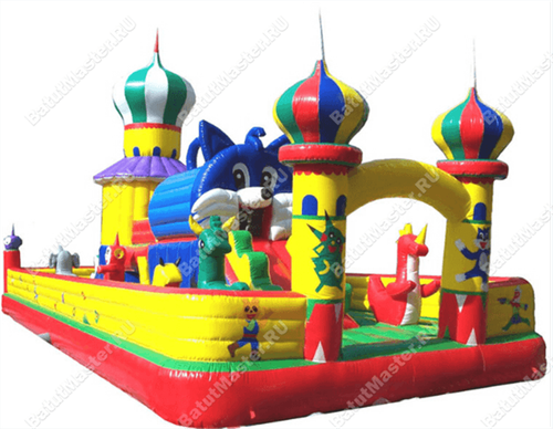 Коммерческий надувной батут "Кошачье царство"