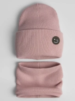 Шапка и снуд для девочки на осень