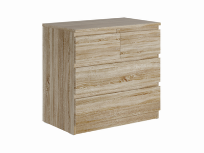 Комод МАЛЬТА 2+2 ящика 80х76 (сонома)