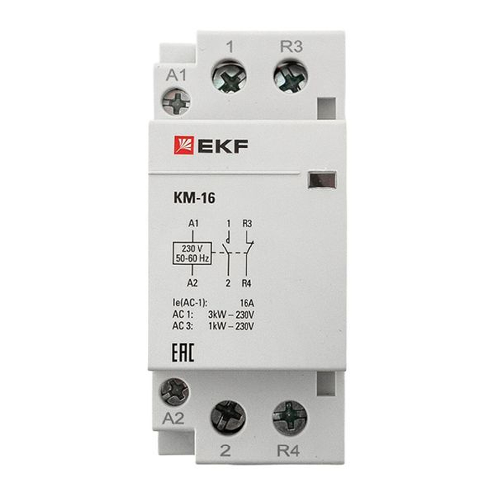 Контактор модульный КМ 16А NО+NC (2 мод,) EKF PROxima