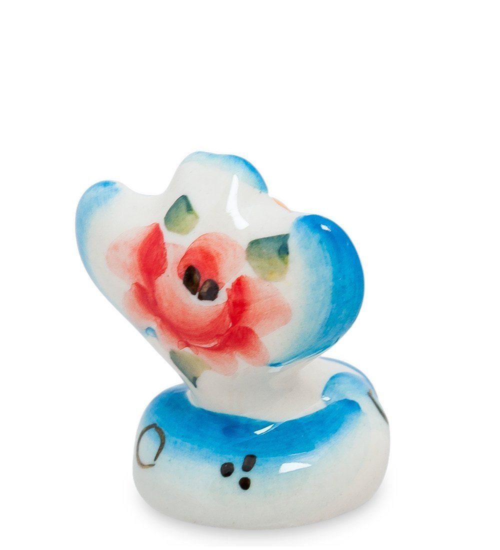 ГЛ- 307 Фигурка «Змея Марфуня» цв. (Гжельский фарфор)