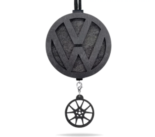 AROMA-BAR Ароматная подвеска «Фольксваген» в черном цвете
