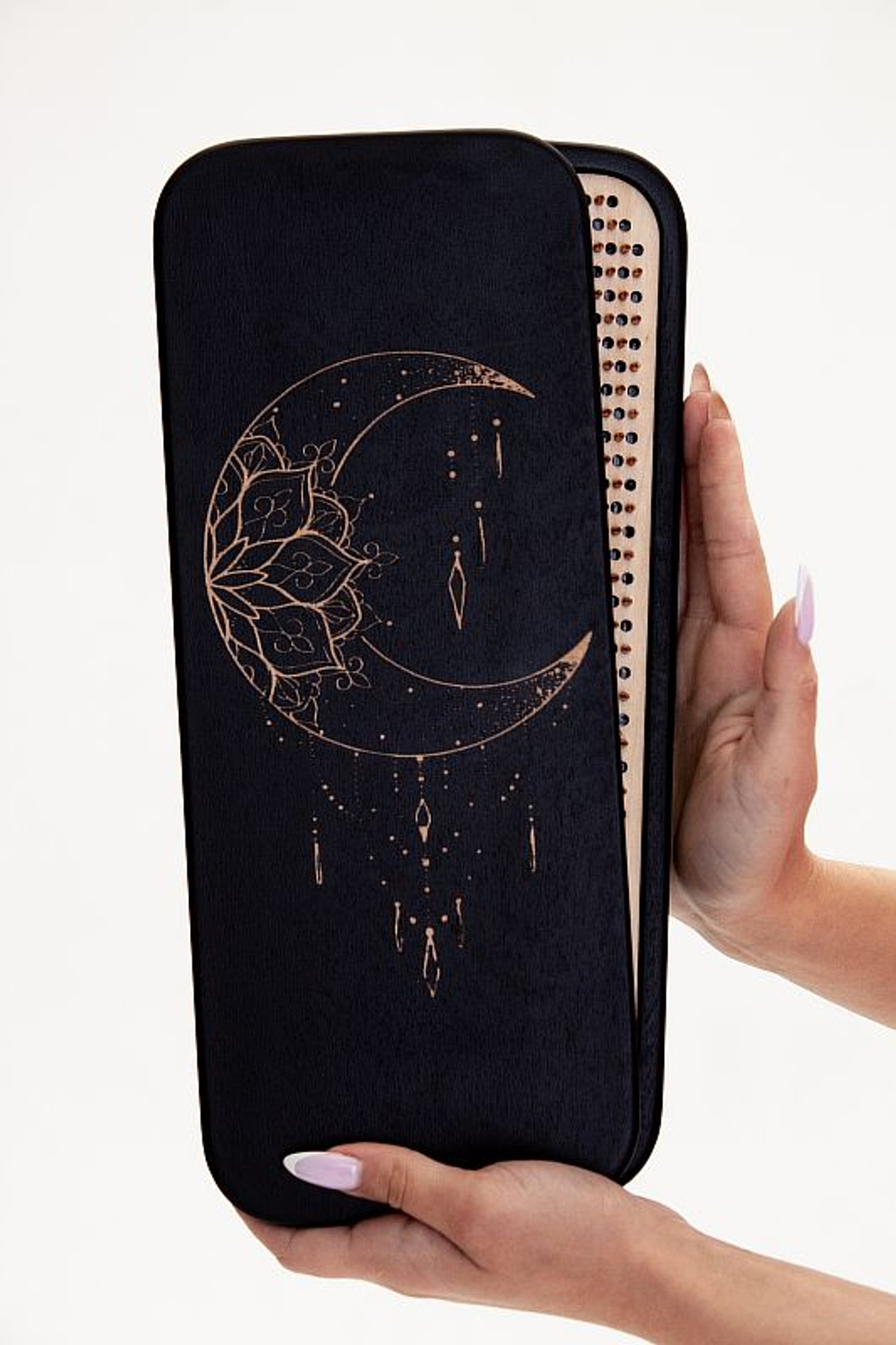 Доска садху Месяц мандала медные гвозди