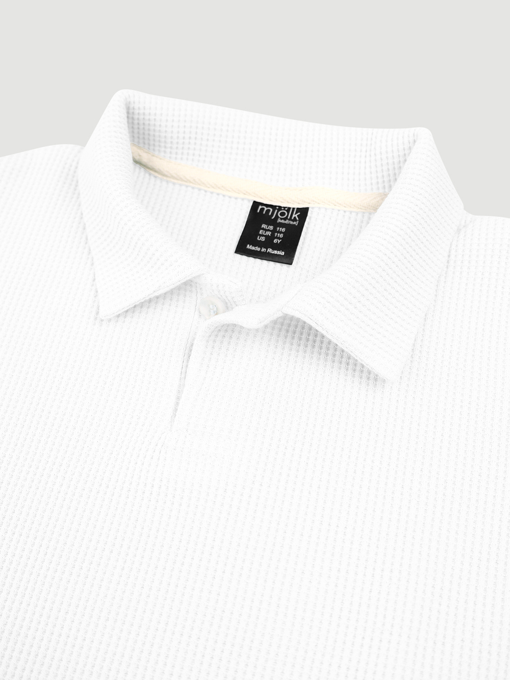 Поло оверсайз Mjölk White, уценка