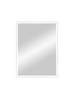 Зеркало "Frame Silver LED" 600х800