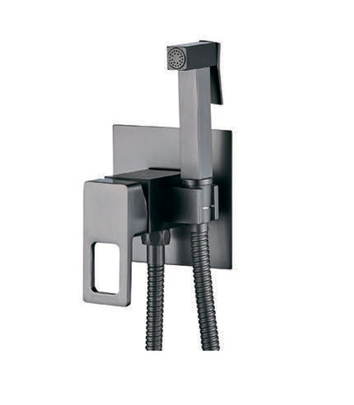 353551-G Комплект скрыт. монтажа для биде квадрат. (ГРАФИТ) ViEiR  (10/1шт)