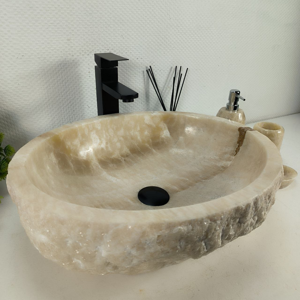 Раковина из оникса Erozy Yellow EO-64423 51*42*15 0168