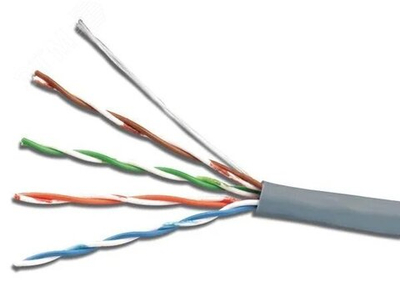 Витая пара U/UTP кат 5e 4х2х0.51 AWG24 Premium PVC IN UTP 4x2x0,51 5е in/Cu. SkyNet