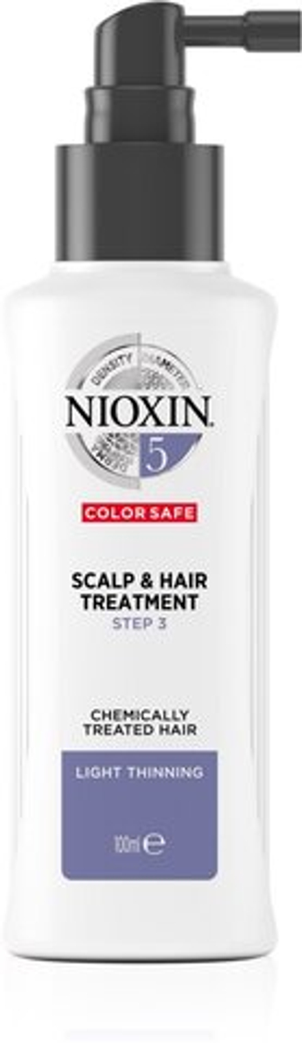 Nioxin System 5 Colorsafe Scalp & Hair Treatment - несмываемое средство для обесцвеченных волос /   100  ml  / GTIN 8005610499512