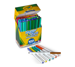 Crayola Super Tips Washable Markers 100 шт