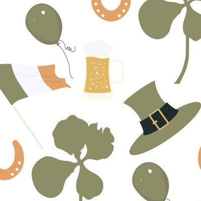 Pattern on St. Patrick's Day theme