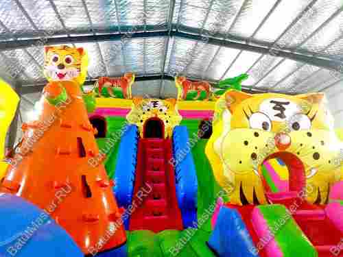 Коммерческий батут "Тигриная страна" 10*6*5 м