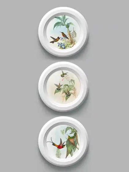 Картины на стену интерьерная на холсте 3 шт 17.5 см