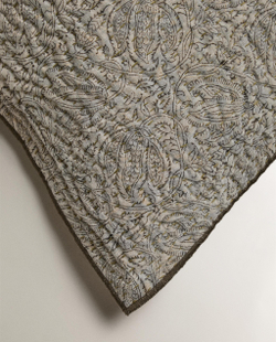 Zara Home наволочка декоративная из хлопка, серый, 45x45 см