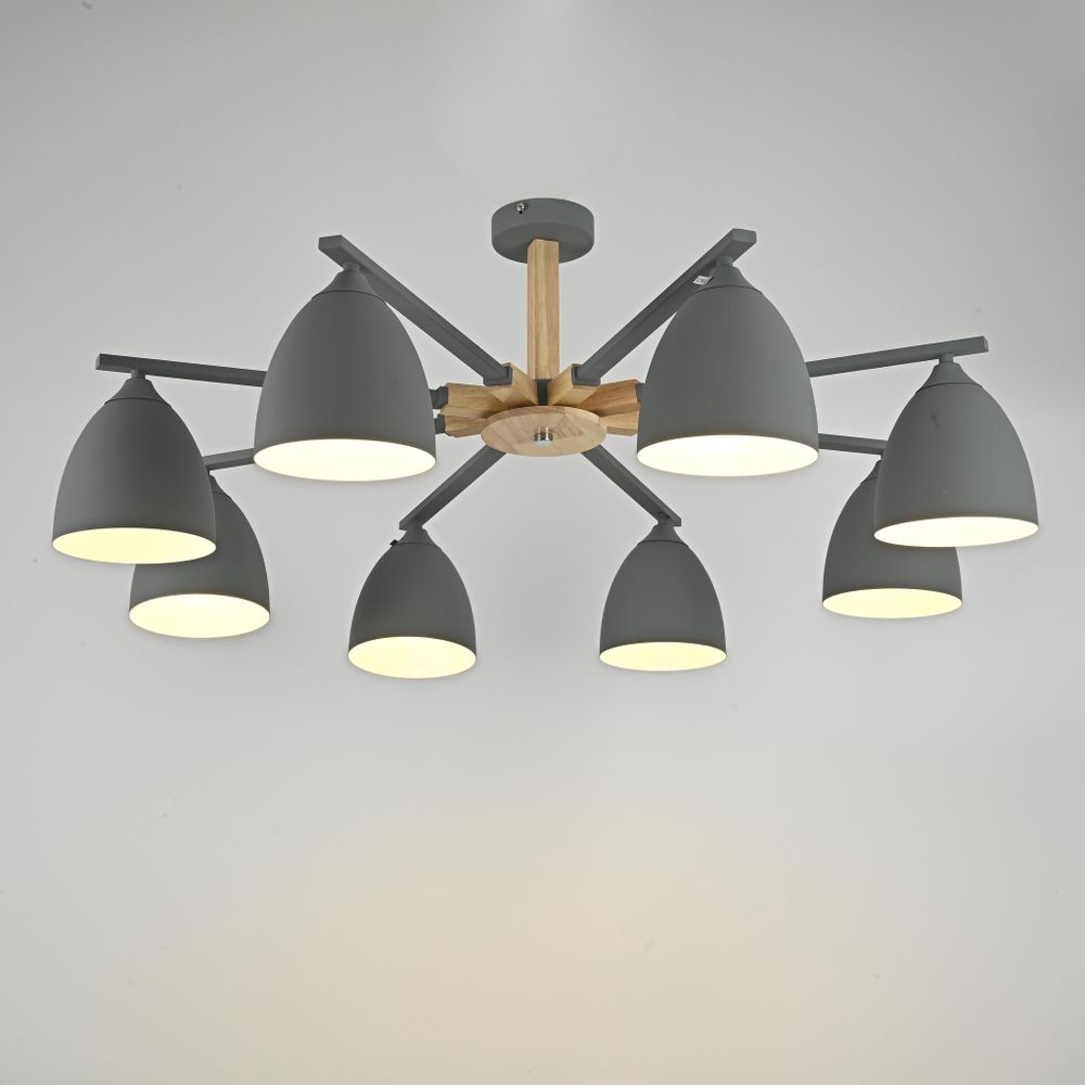 Потолочная Люстра Noa 8 Gray By Imperiumloft